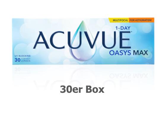 Acuvue Oasys MAX 1-Day Multifocal astigmatism 30er Box